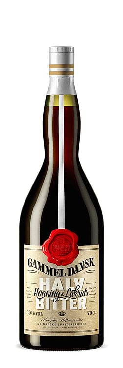 Gammel dansk halvbitter honning lakris   30%   70cl