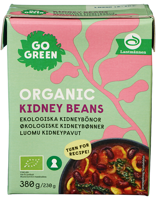 Kidneybønner tetra økol.  380g