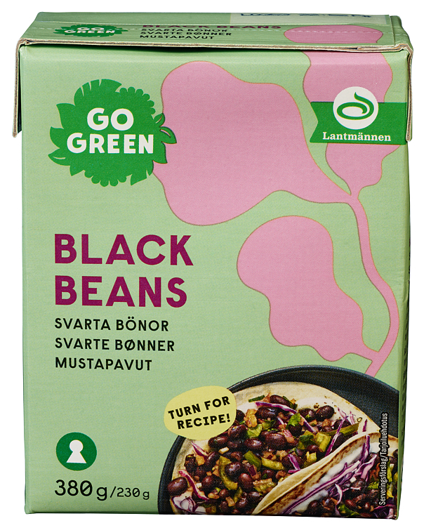 Svarte bønner tetra  380g