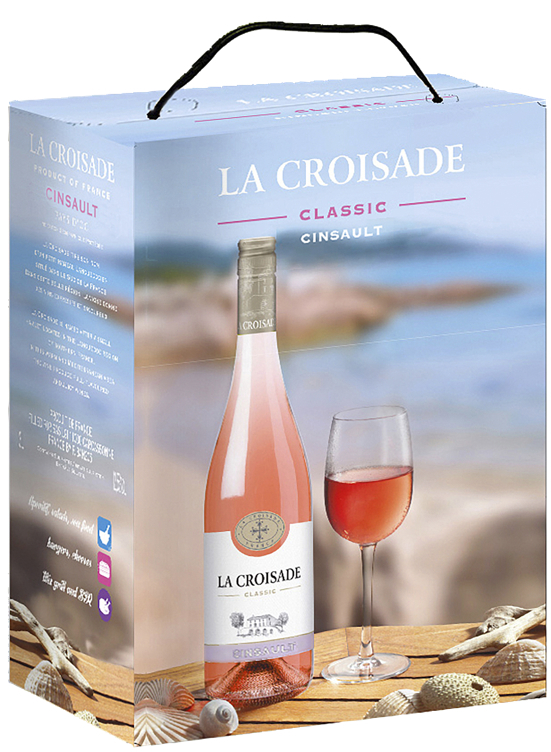 La croisade cinsault rose bib   12%   3l