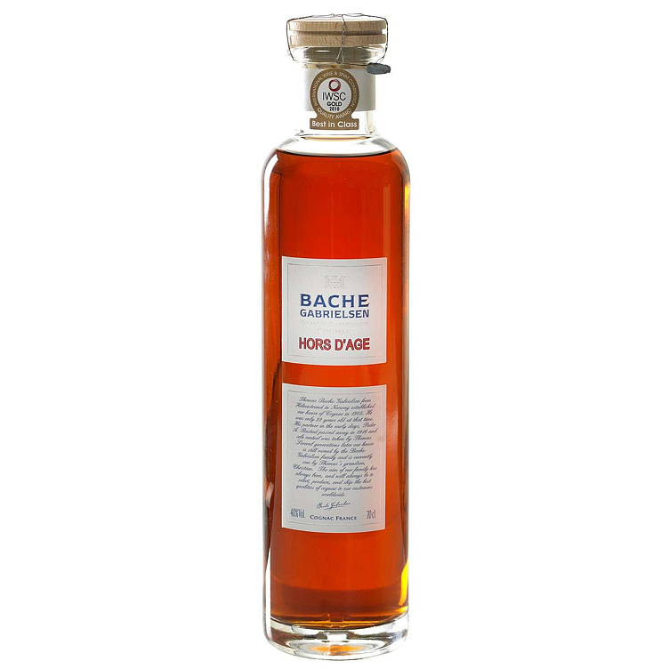 Bache-gabrielsen hors d age grande champagne  40%  70cl