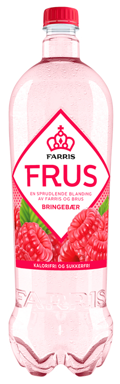 Farris frus bringebær 8x1,5l