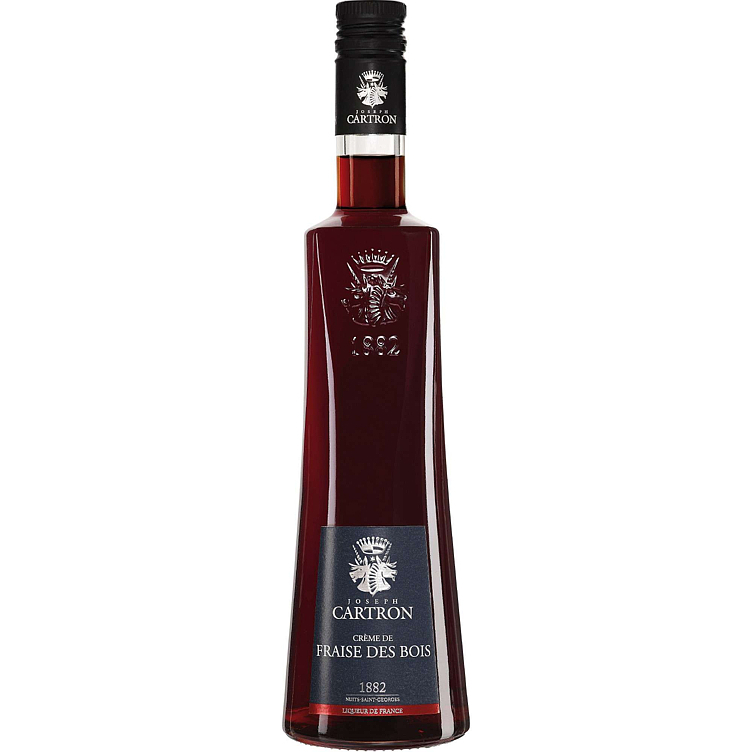 Cartron creme de fraise des bois   18%   50cl