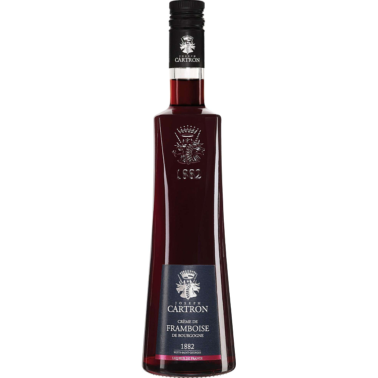 Cartron crème de framboise de bourgogne  18%  50cl