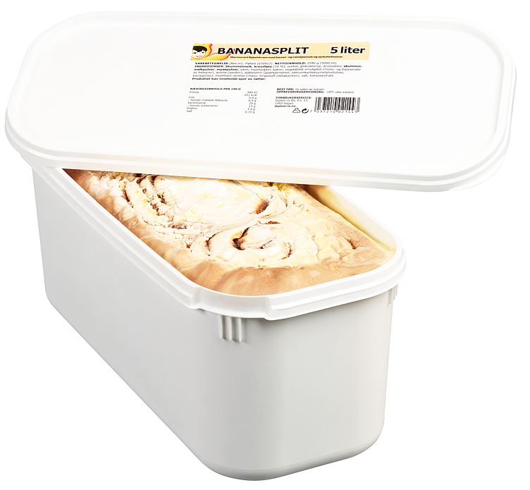 Icecream royal banana split 5l