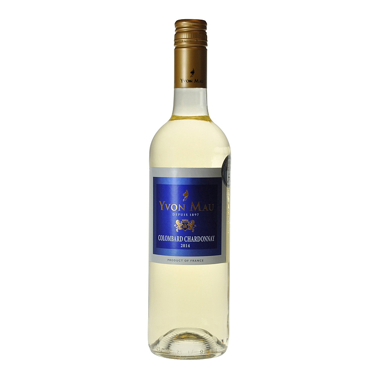 Yvon mau colombard chardonnay 11% 75cl