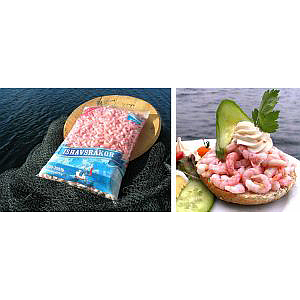 Arctic shrimps, peeled/single   2,27kg
