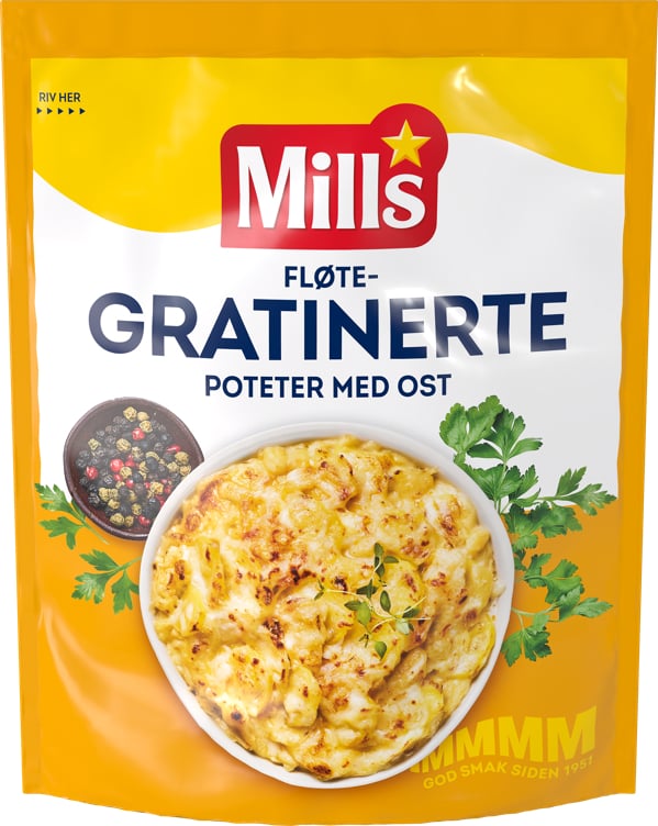 Gratinerte poteter m/ost 113g