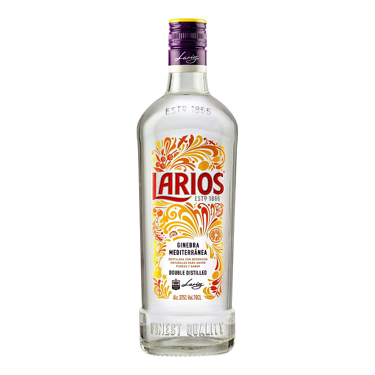Larios dry gin 37,5% 70cl