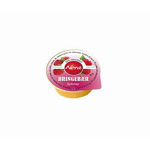 Bringebærsyltetøy kuvert display   70x24g