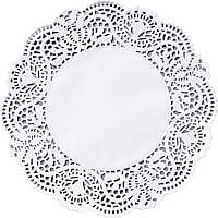Fatpapir rund ø36,7cm hvit 250stk.