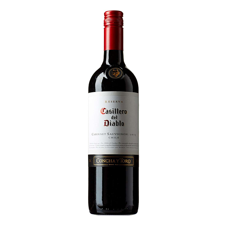 Casillero del diablo cabernet sauvignon  12,5%  75cl