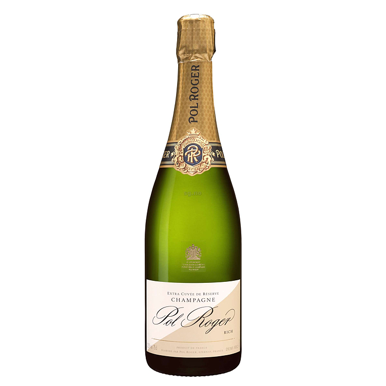 Pol roger rich demi sec  12,5%  75cl