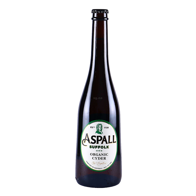 Aspall organic suffolk cyder  7%  12x50cl