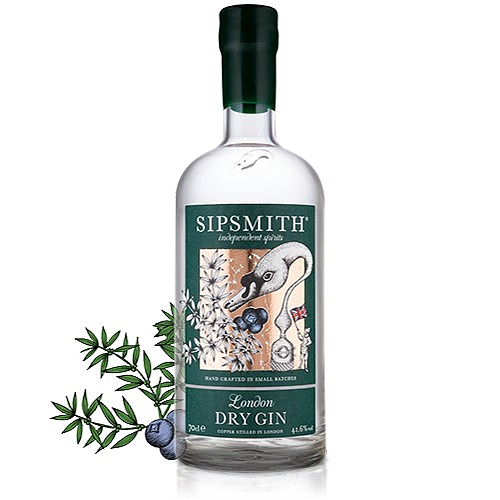 Sipsmith london dry gin   41,6%   70cl