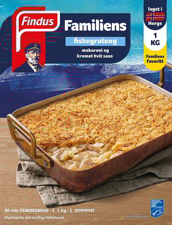 Familiens fiskegrateng   1kg