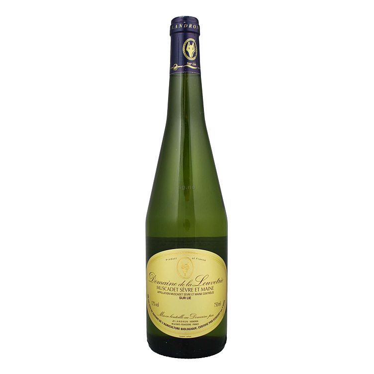 Dom de louvetrie muscadet sevre et maine sur lie 13% 75c