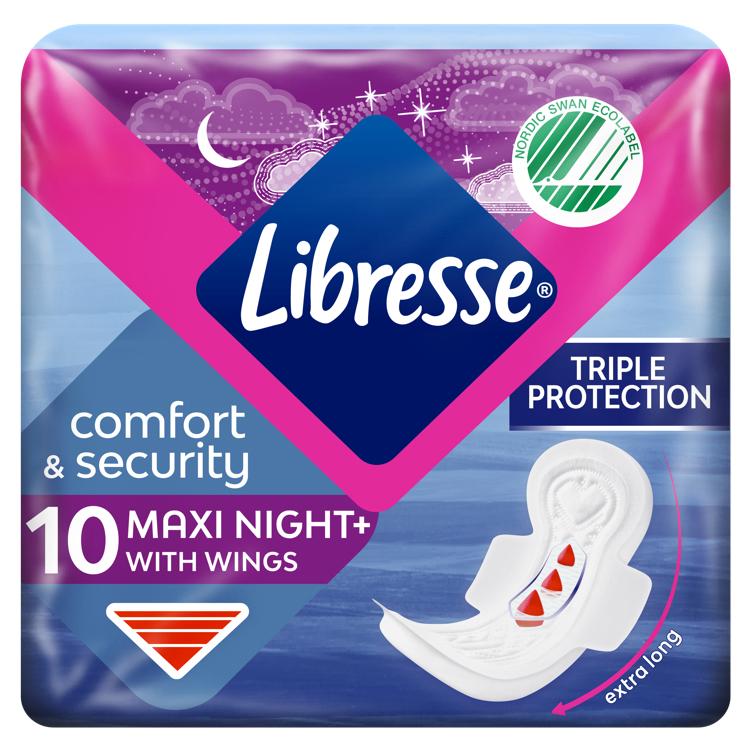 Libresse maxi goodnight wing 10pcs