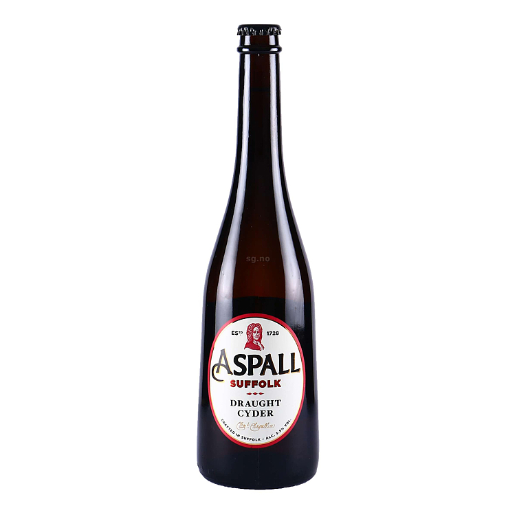 Aspall draught crisp suffolk syder 5,5% 12x50cl