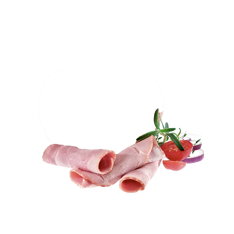 Røkt skinke skåret     500g