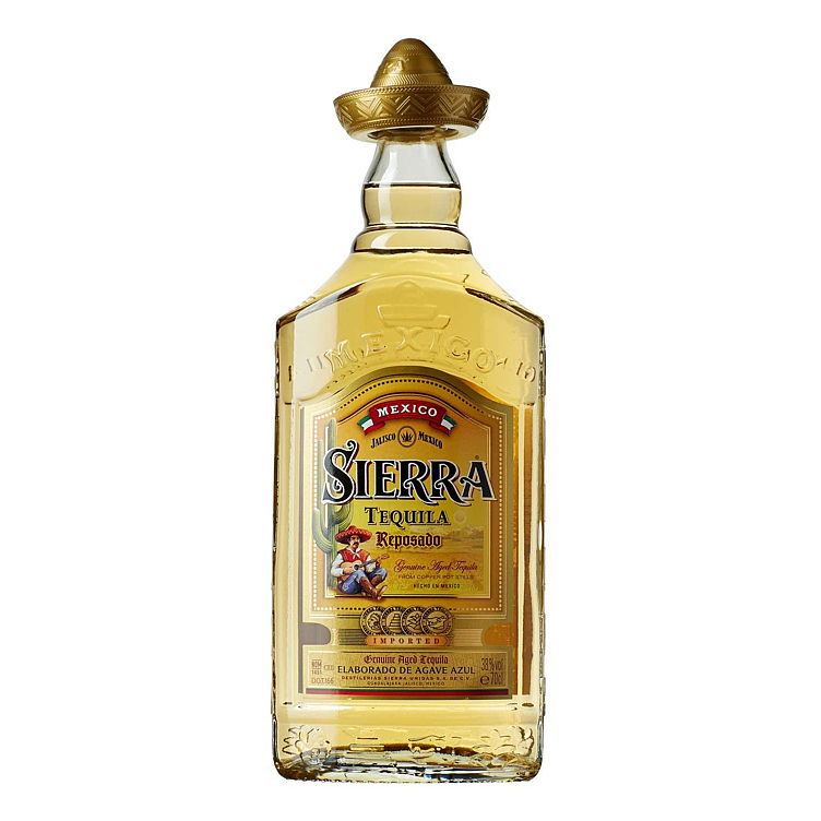 Sierra gold tequila 38% 70cl
