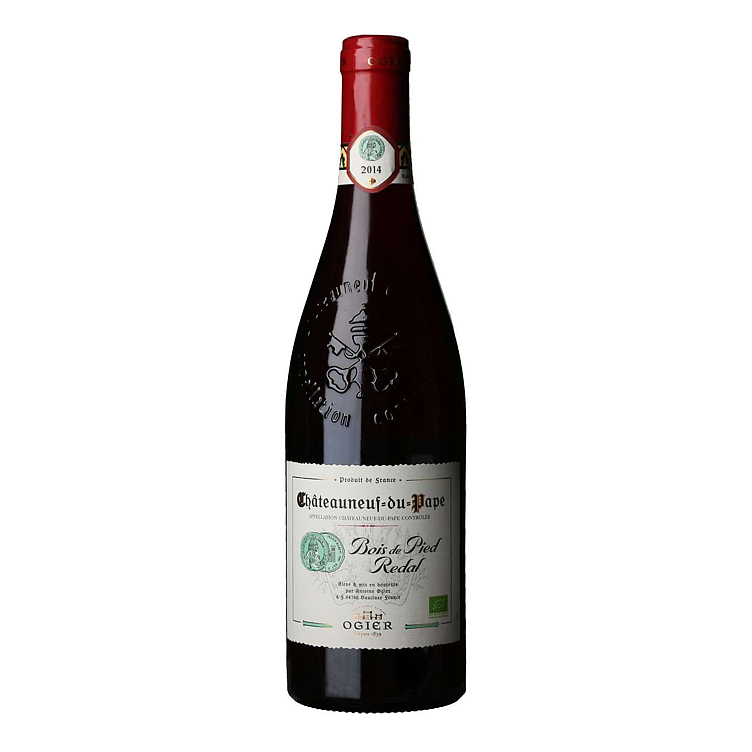 Ogier chateauneuf-du-pape bois de pied redal 14% 75cl