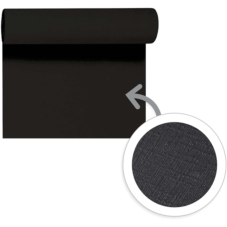Tablecloth tete a tete black  1pc