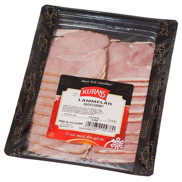Lammelår bad.røkt skåret frys    200g