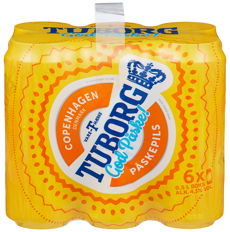 Tuborg påskepils bx   4,5%   24x50cl