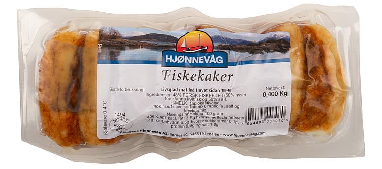 Fiskekaker 400g