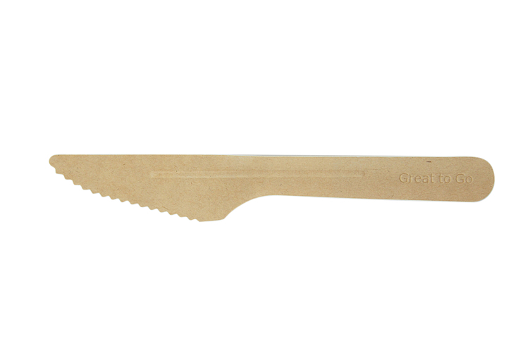 Kniv kraft papir miljøvennlig 165mm   100stk