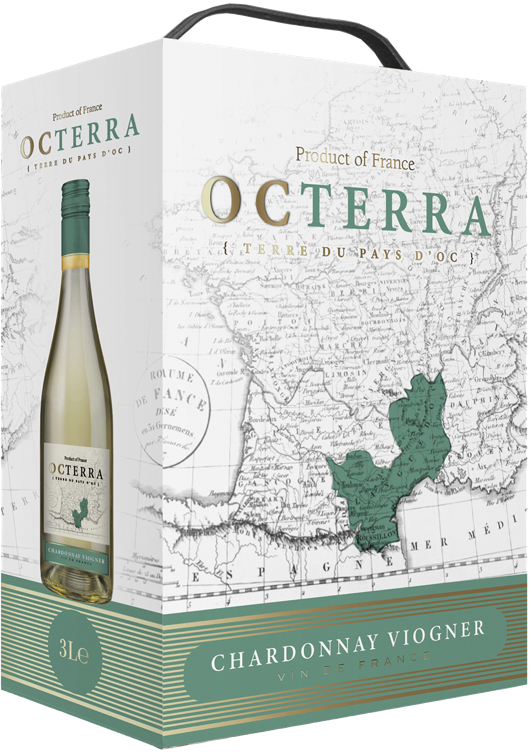 Octerra chardonnay viognier bib   13%   3l