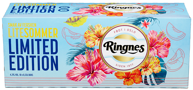 Ringnes lite sommer beer   4,5%   30x33cl