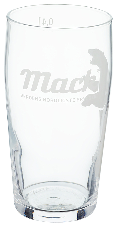 Isbjørn ølglass 0,4l kartong   24stk