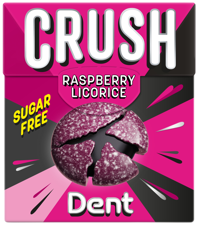 Dent crush raspberry licorice  25g
