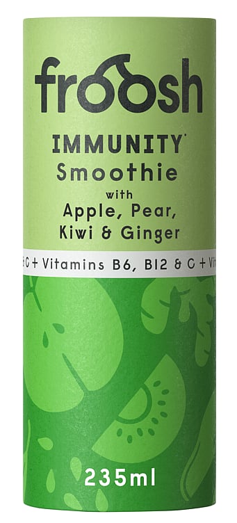 Immunity eple pære kiwi ingefær smoothie  235ml