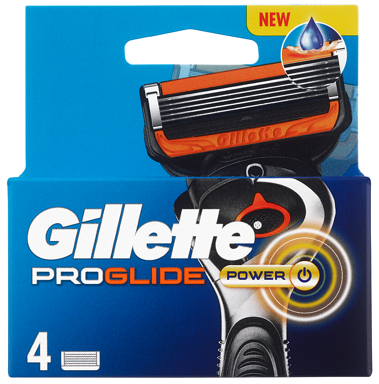 Razor blades fusion 5 proglide power 4pce