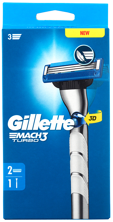 Razor blade mach3 turbo 2blades  pce