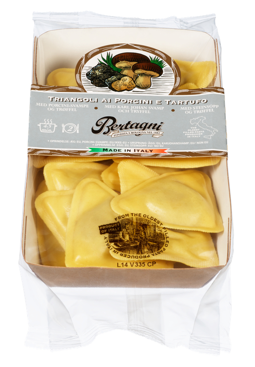Triangoli m/steinsopp & trøffel  250g