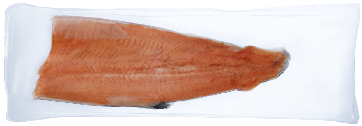 Atlantic salmon frozen filet trim c 0,6-1,0kg ivp   kg