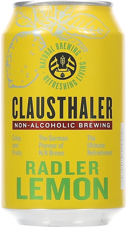 Clausthaler radler lemon bx 0%  24x0.33l