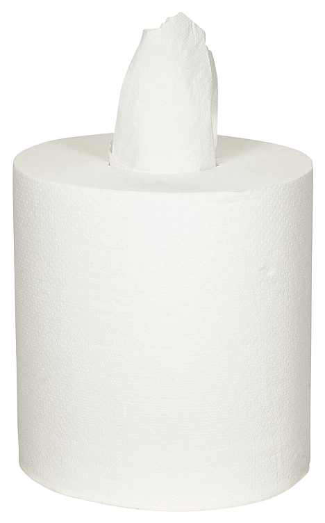 Tørkerull midi 153mx20cm ø19cm hvit 100% nyfiber  1stk