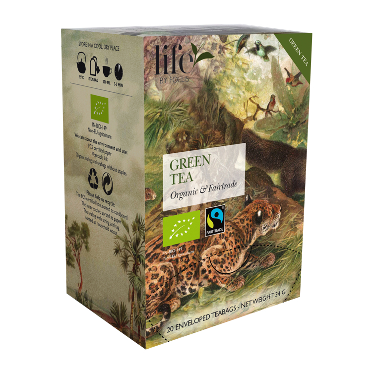 Green tea økologisk & fairtrade  20stk
