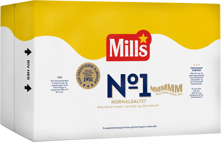 Mills no 1 normalsaltet  2x5kg