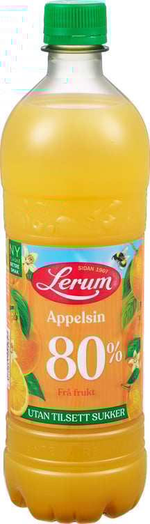Appelsinsaft uten tilsatt sukker  0,75 l