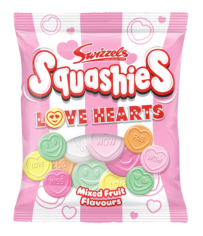 Squashies love hearts  120g