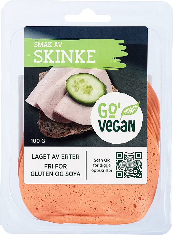 Go'vegan smak av skinke  100g