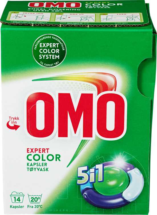 Omo expert color 5i1  14stk