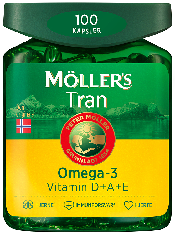 Möllers trankapsler  100stk