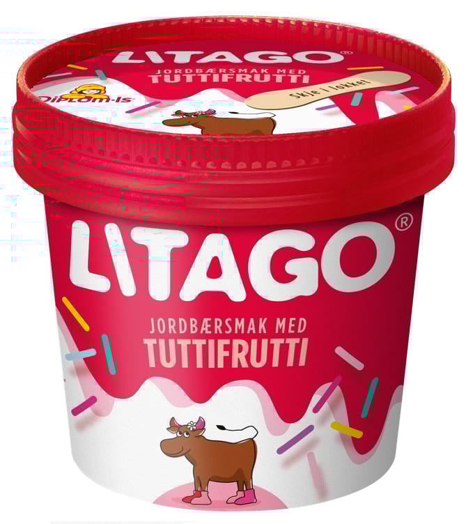 Litago strawberry flavour w/tuttifrutti  160ml